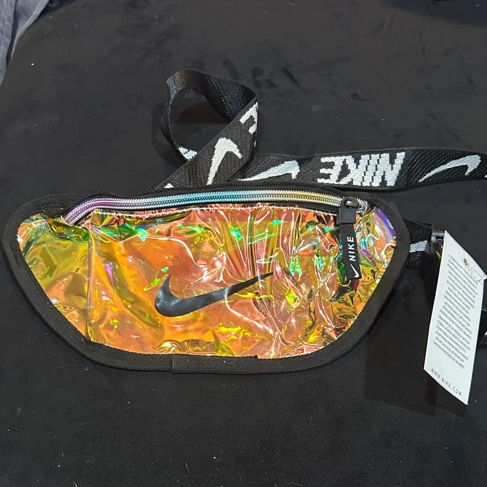 Nike Iridescent Waist Bag with Black Accents - Picture 1 of 1